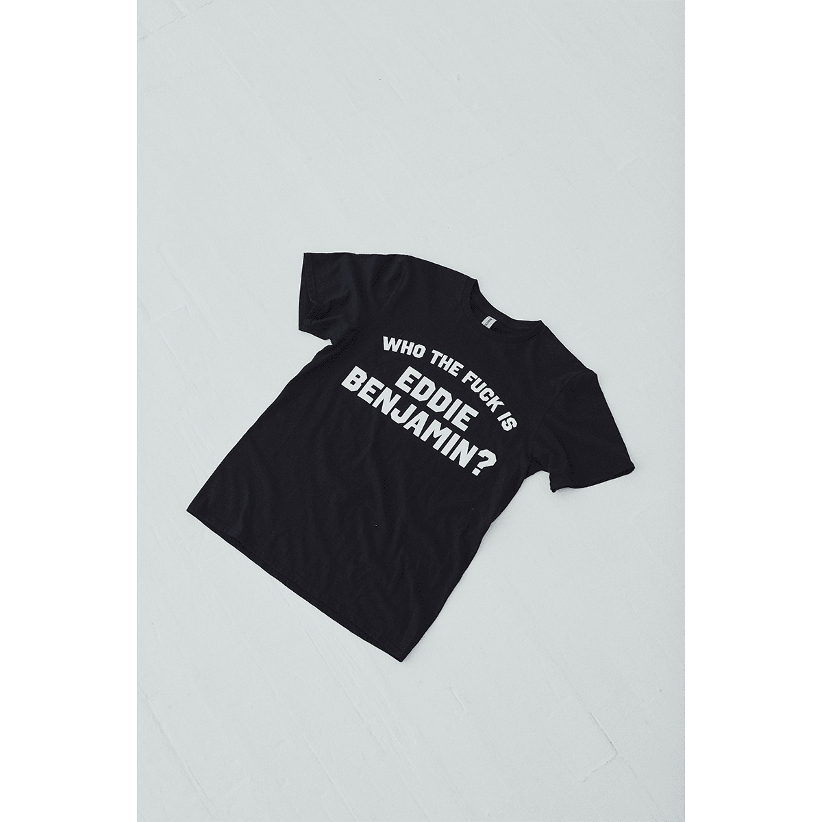 Who the Fuck is Eddie Benjamin Tour Black T-Shirt