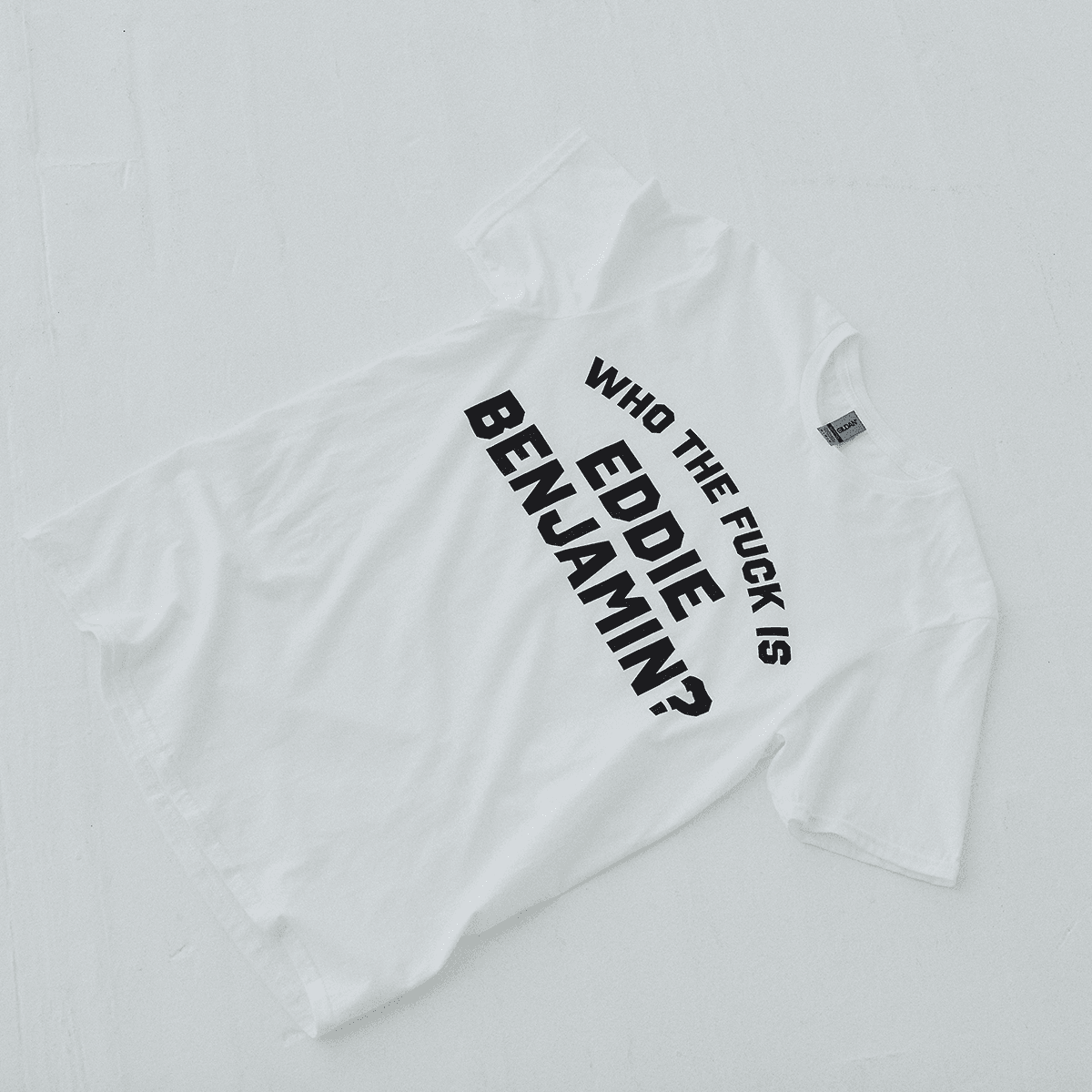 Who the Fuck is Eddie Benjamin White T-Shirt