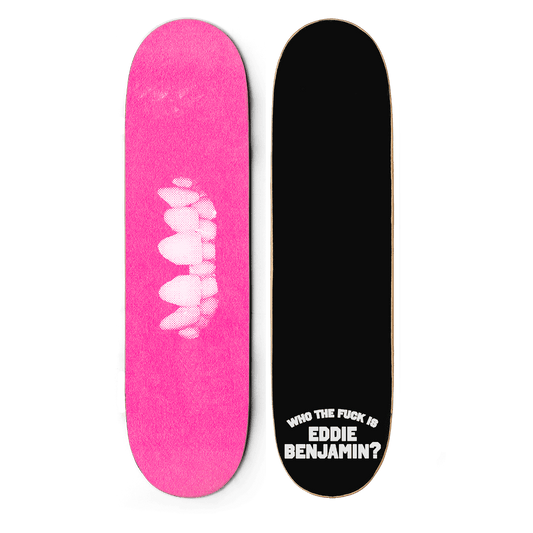 Who The F Is Eddie Benjamin Skateboard Deck