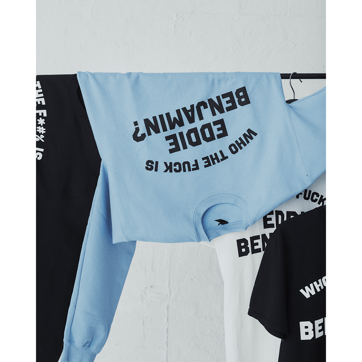 Who the Fuck is Eddie Benjamin Black Crewneck