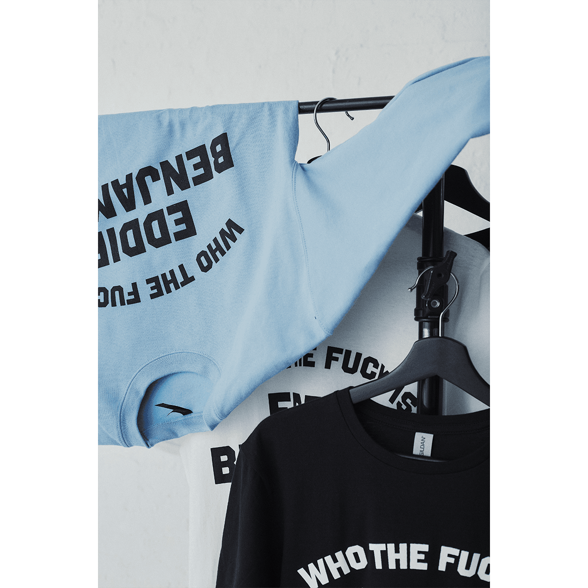 Who the Fuck is Eddie Benjamin Black Crewneck